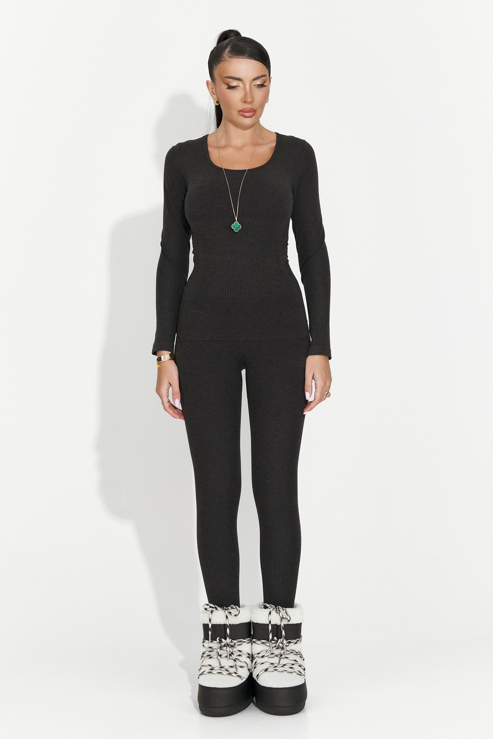 Women's black underwear set Dominia Bogas