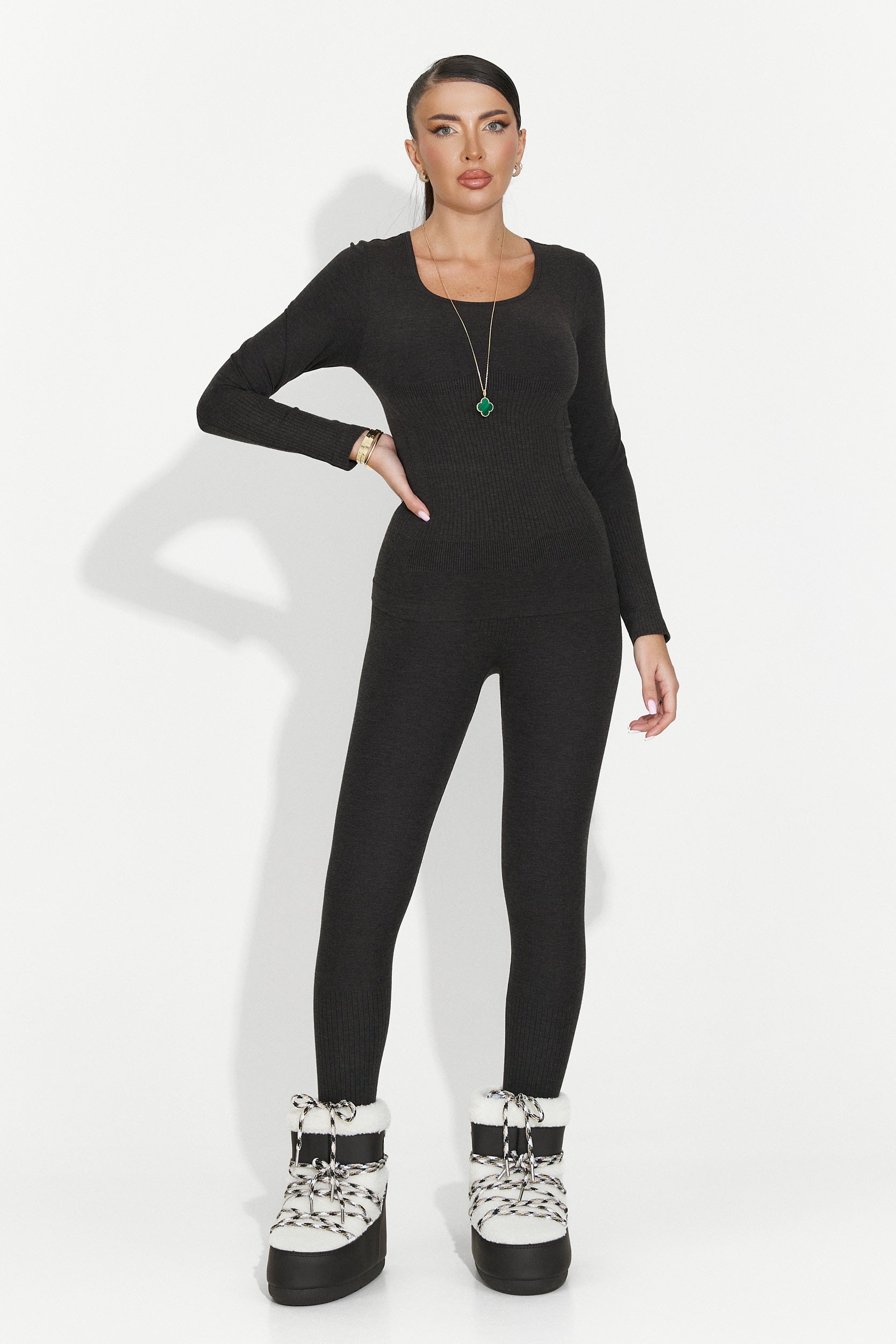 Women's black underwear set Dominia Bogas