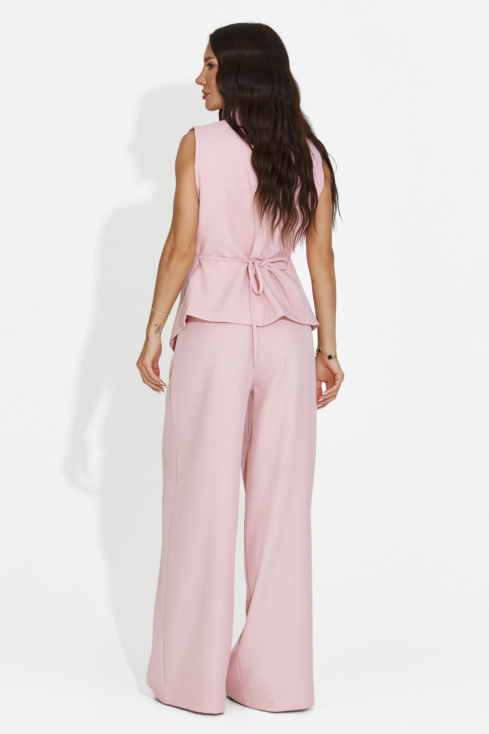 Conjunto de mujer chaleco + pantalones rosa Chelora Bogas