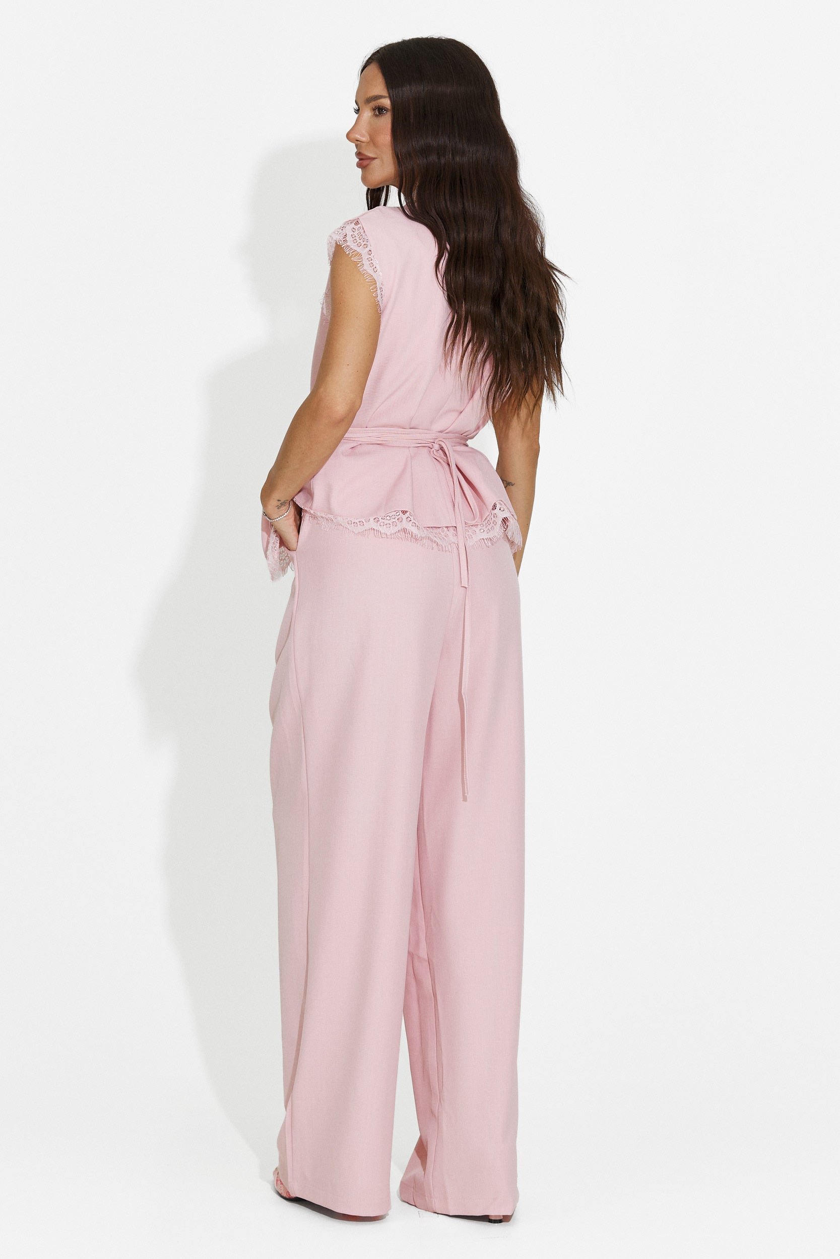 Women's set vest + pink pants Felania Bogas