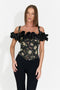 Elegante corsé negro Dimona Bogas para damas