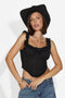Women's elegant black corset Jerinas Bogas