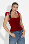 Elegant röd damkorsett Dianela Bogas