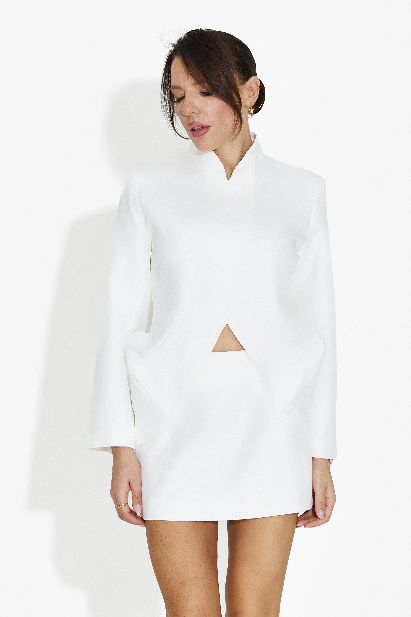 White Skirt Suit Edesa Bogas