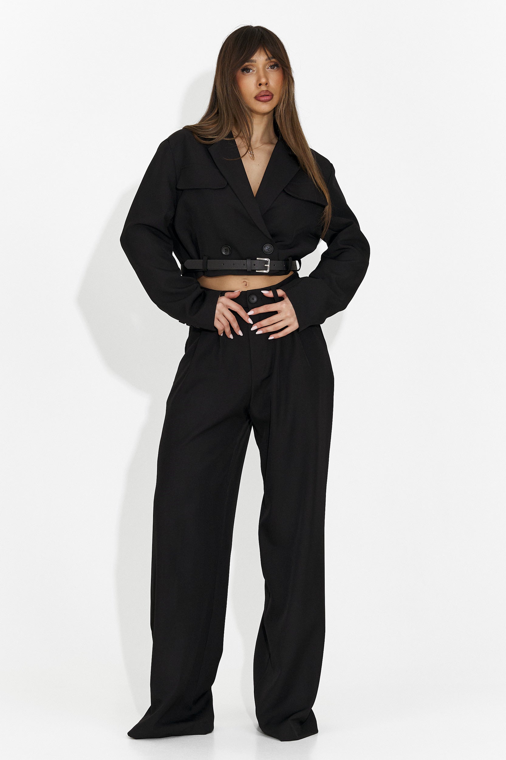 Tailleur femme élégant noir Esmara Bogas