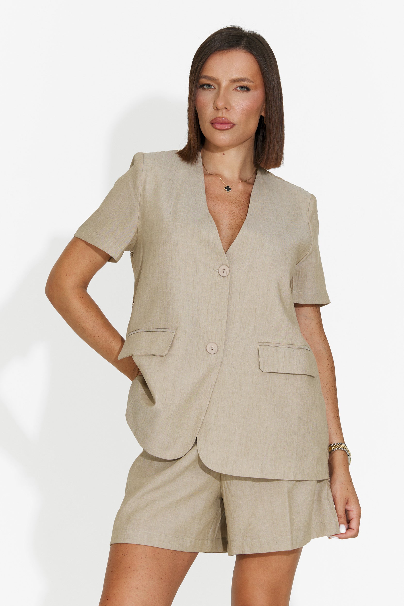 Women's suit blazer + brown pants Liriena Bogas