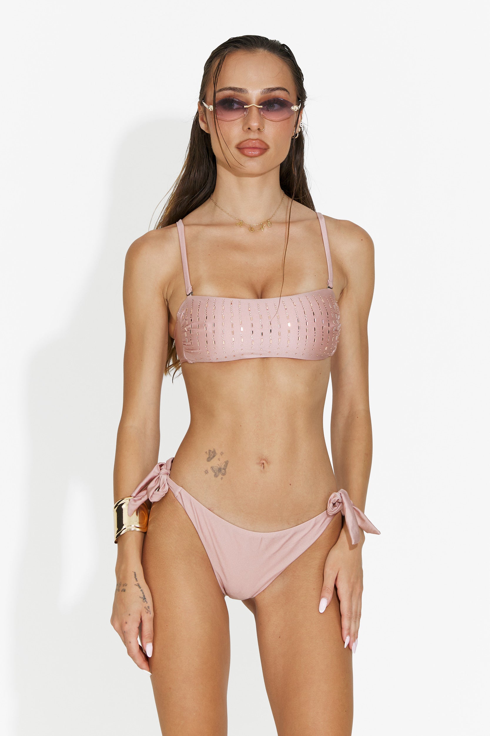 Two-piece pink swimsuit Zoltans Bogas