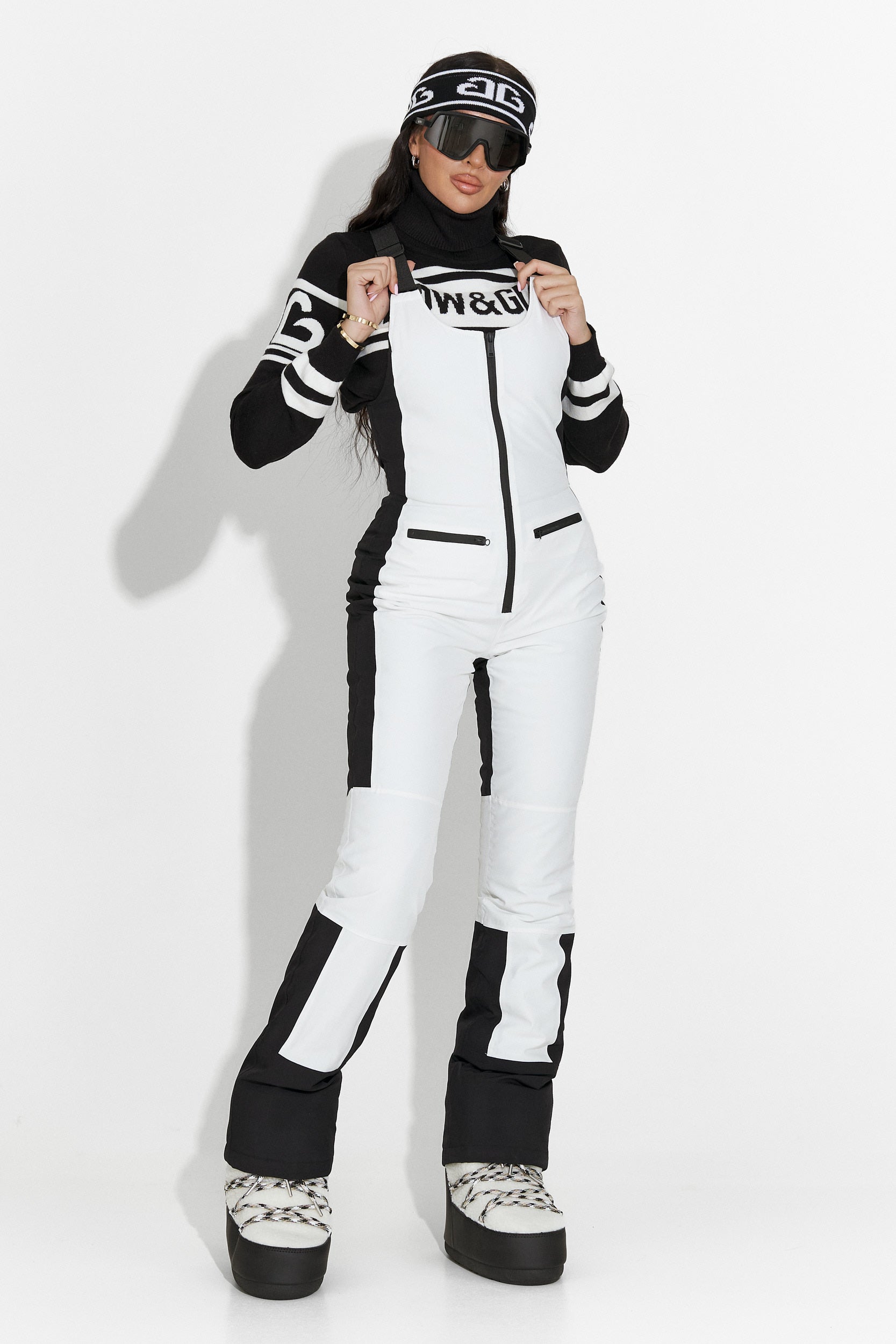 Λευκή casual στολή σκι Camelay Bogas