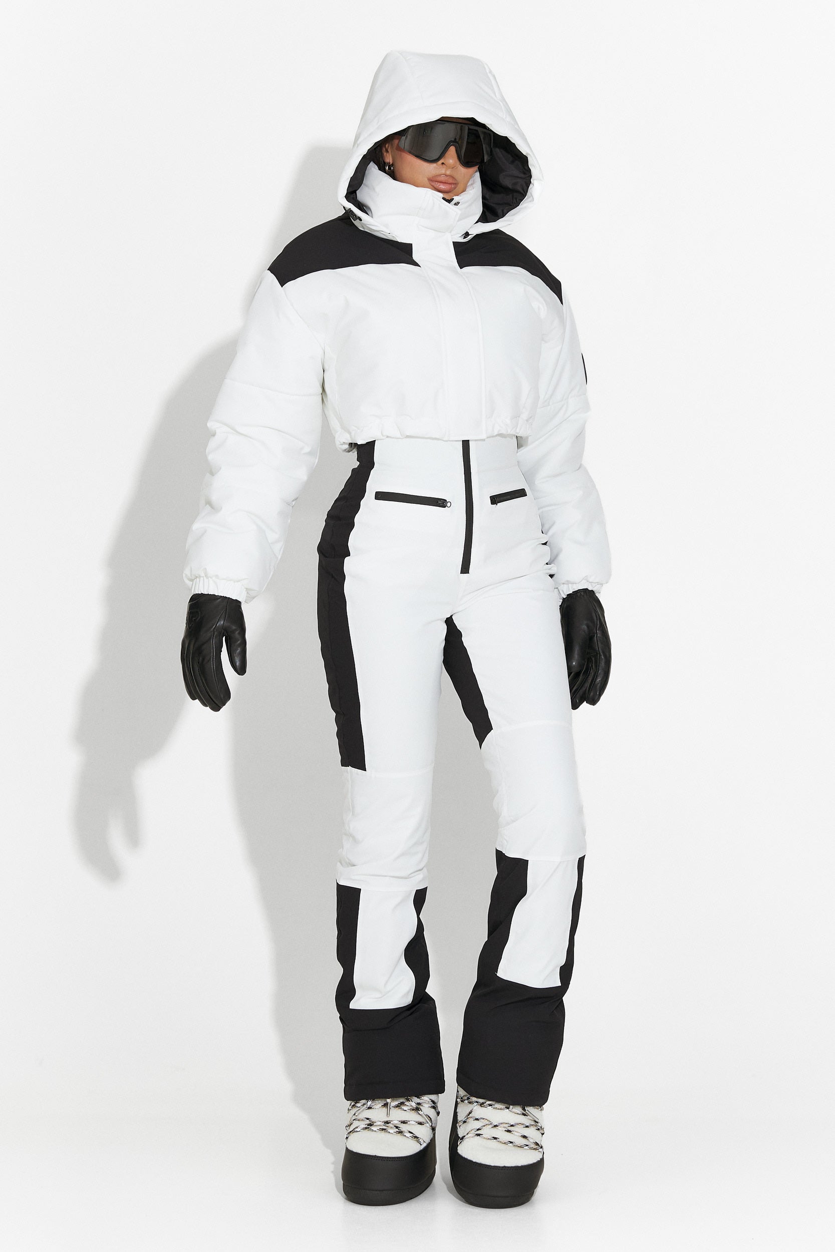 Λευκή casual στολή σκι Camelay Bogas