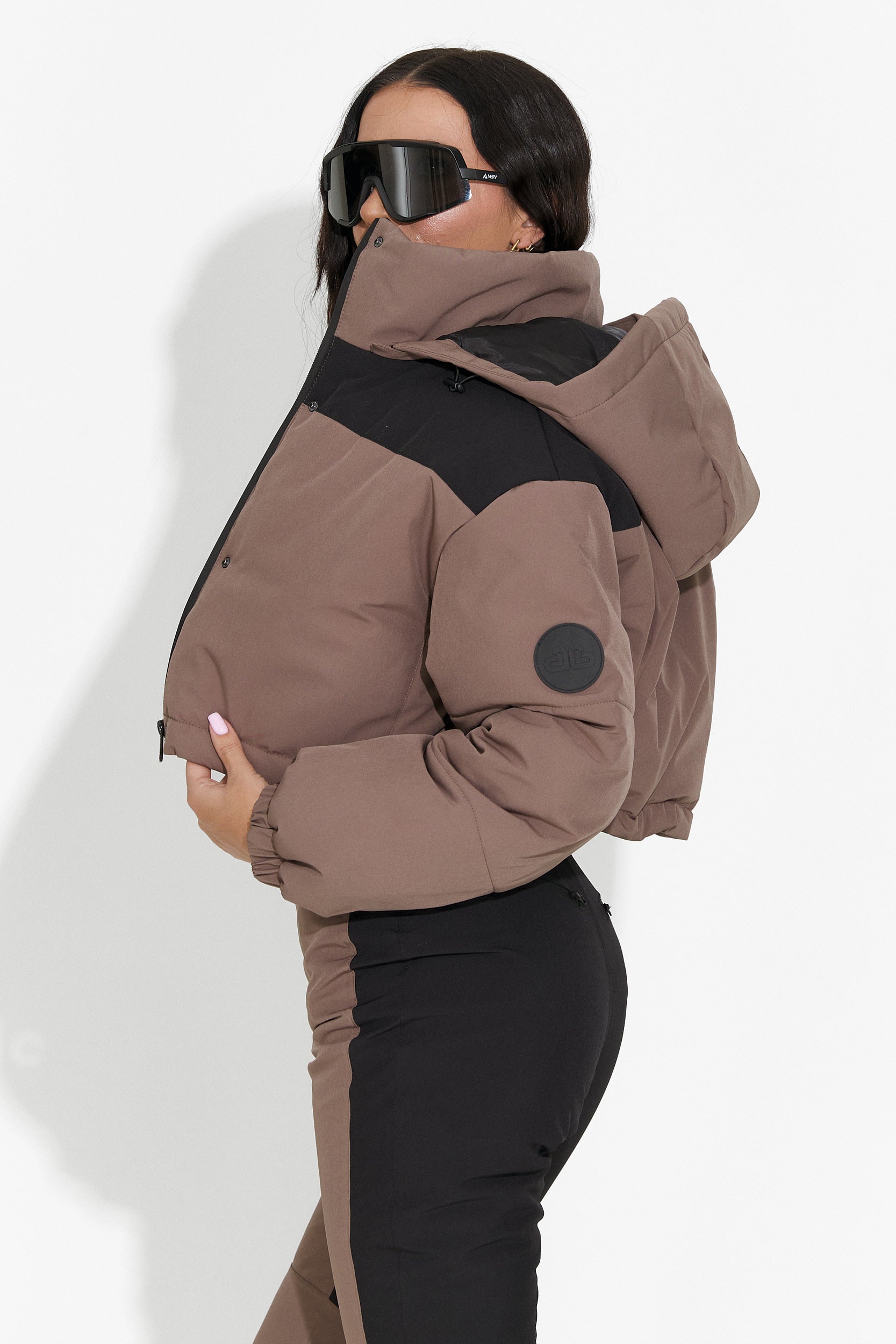 Brun casual skidkostym Camelay Bogas