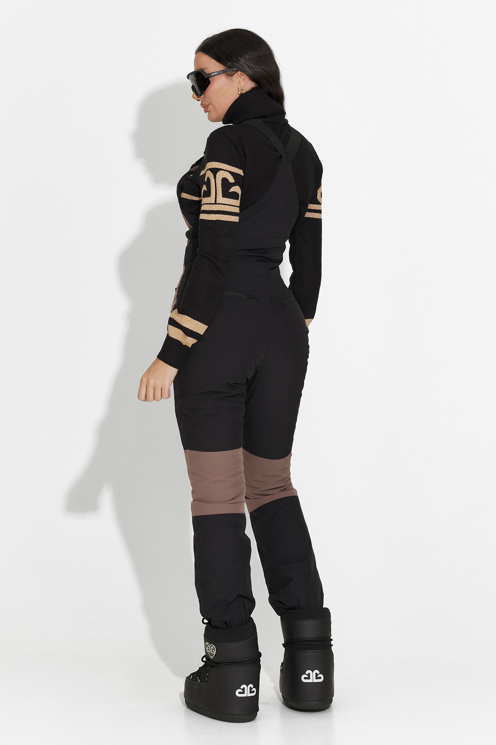 Brun casual skidkostym Camelay Bogas