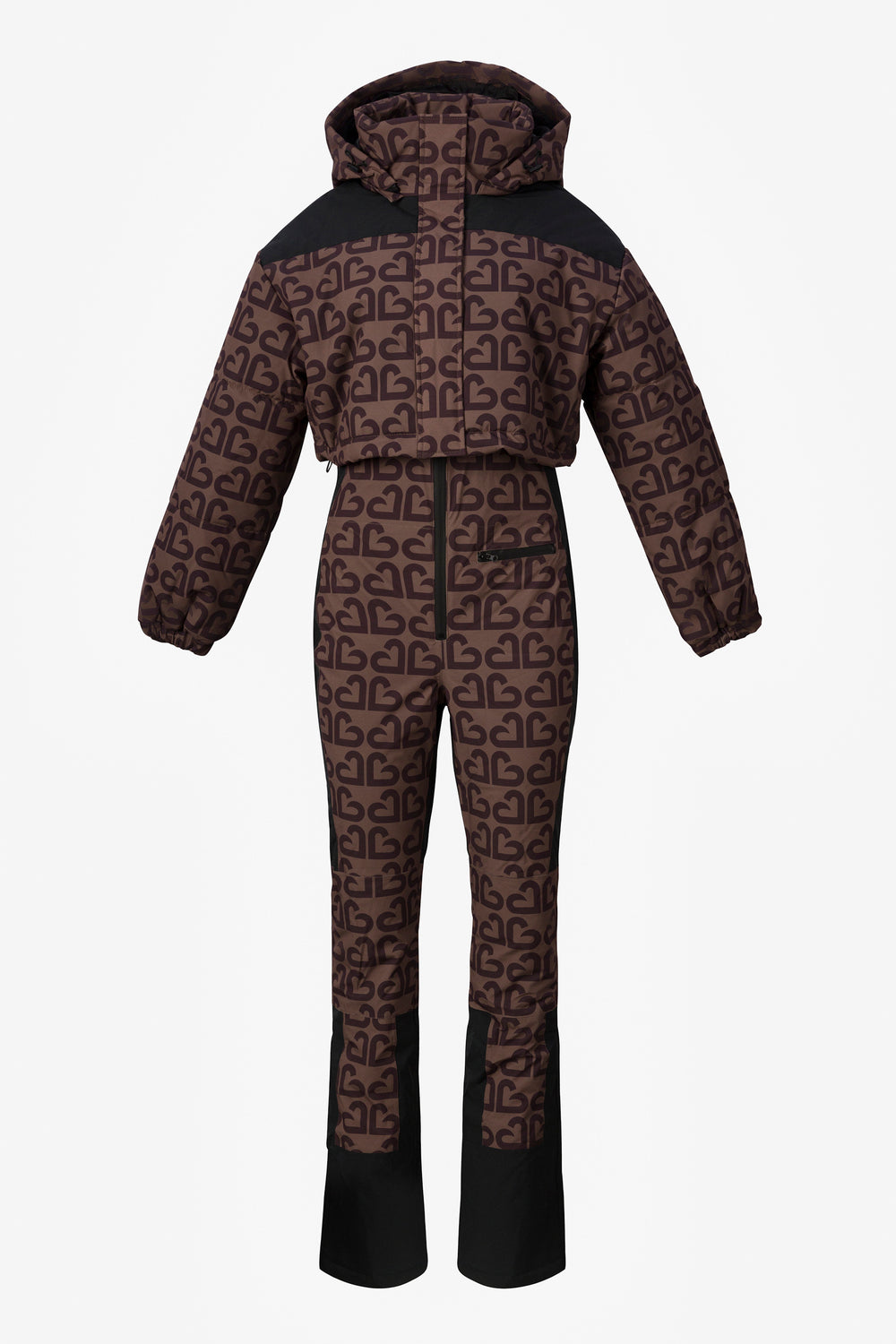 Casual Brown Ski Jumpsuit Alpinova Bogas main image 1
