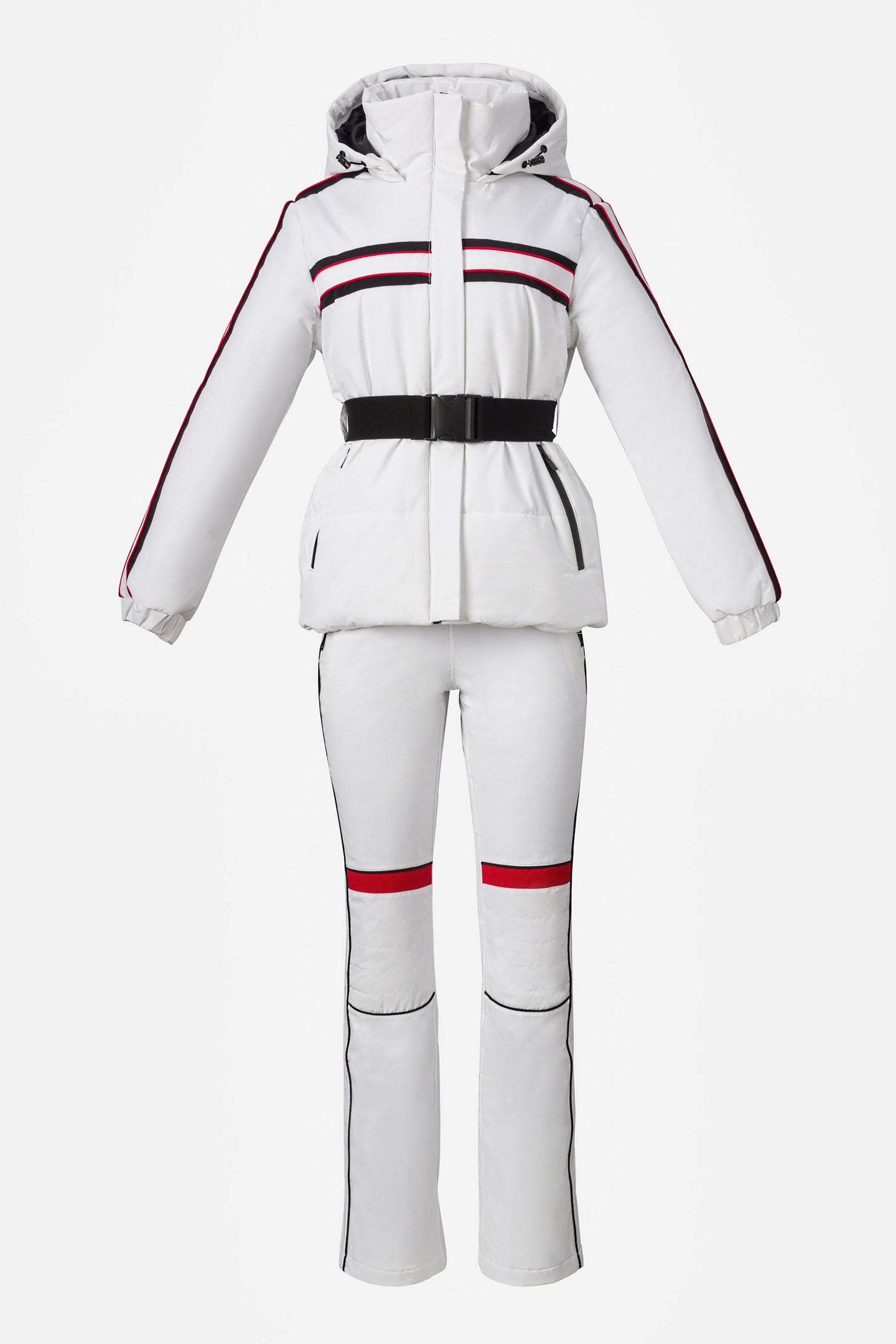 Frosina Bogas Casual Red Ski Jumpsuit