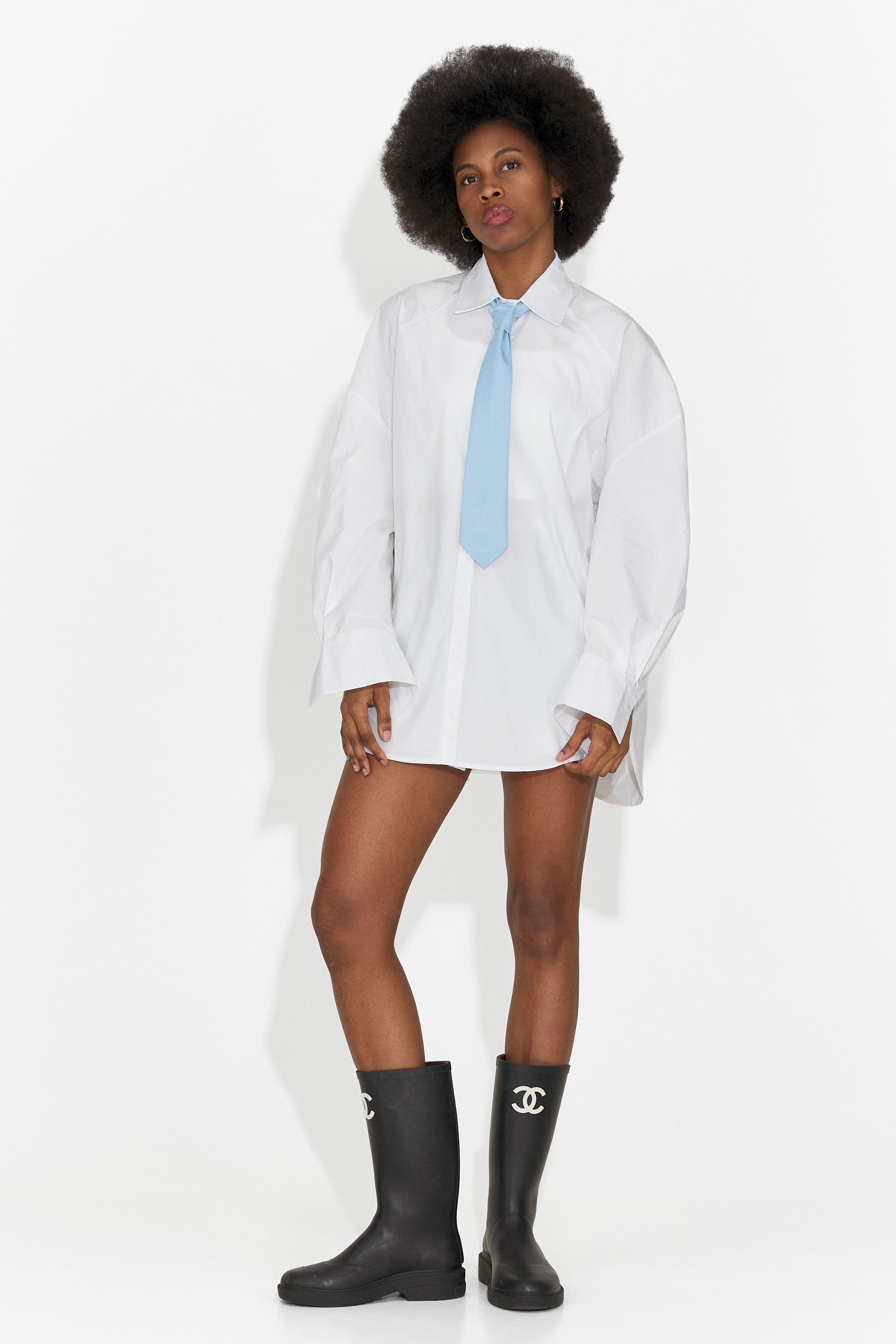 Γυναικεία γραβάτα γαλάζια Sindia Bogas