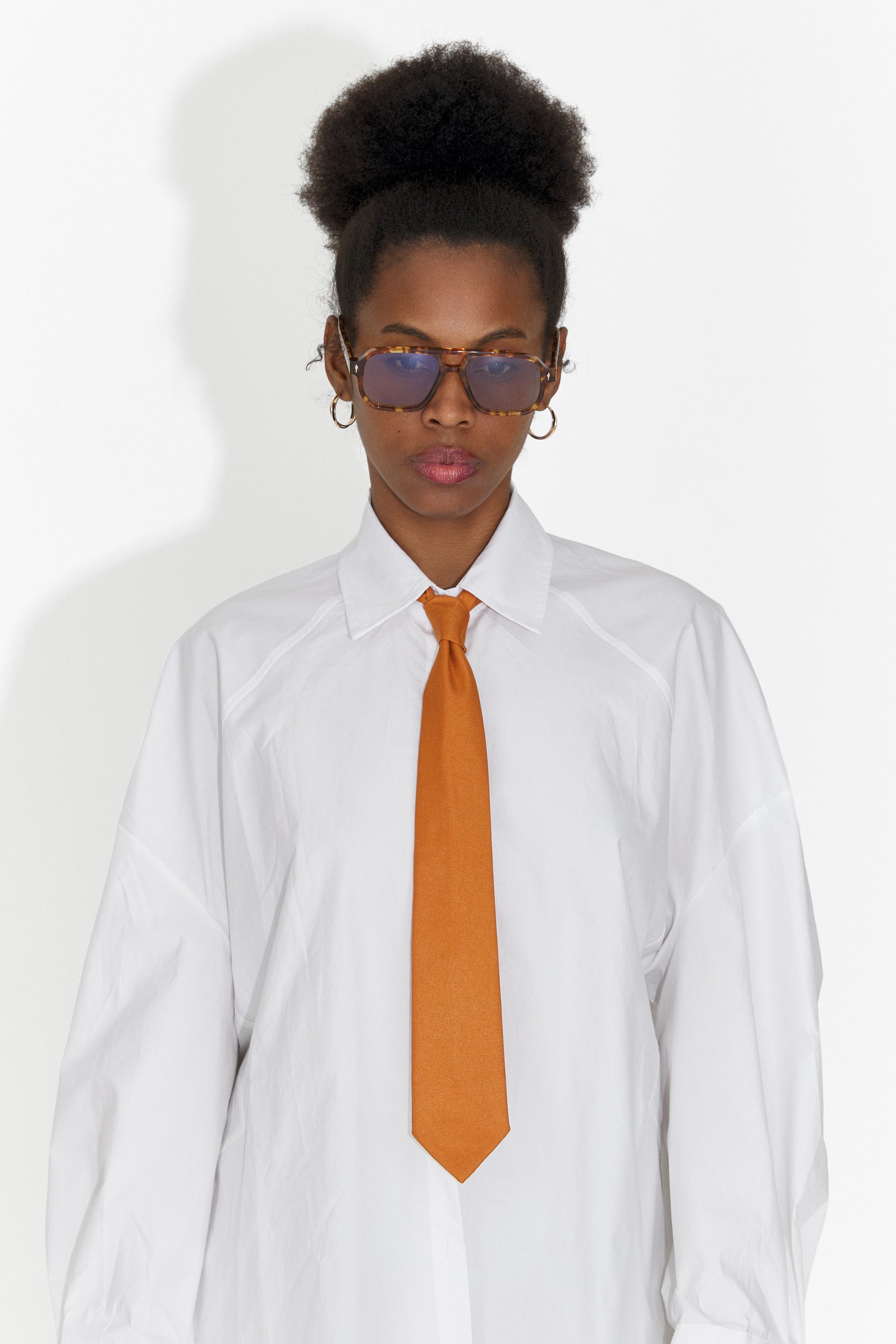 Corbata Roja Ladrillo para Damas de Sindia Bogas