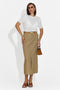 Casual brown women's skirt Olinpia Bogas