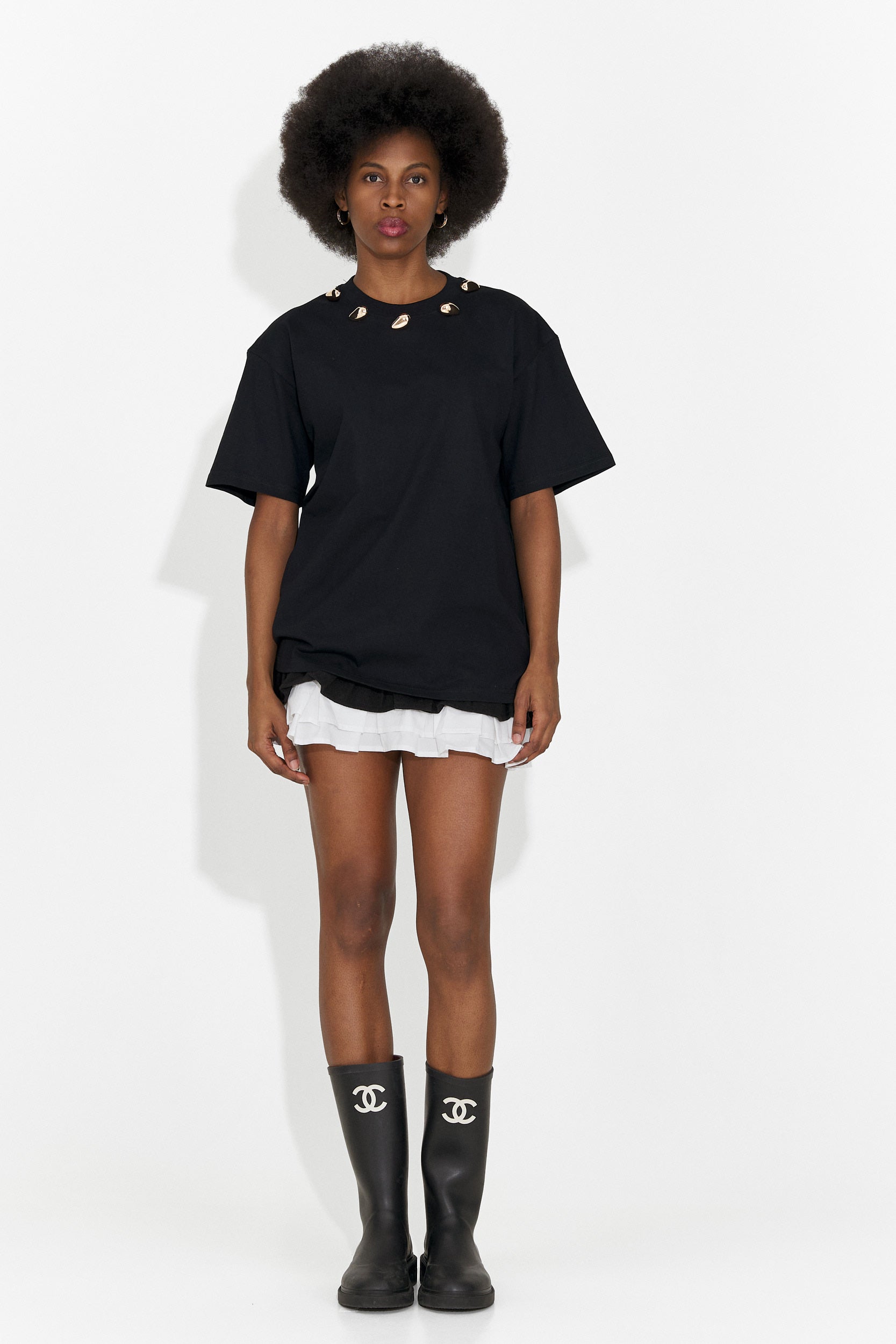 Černá ležérní sukně pro ženy od Helenia Bogas