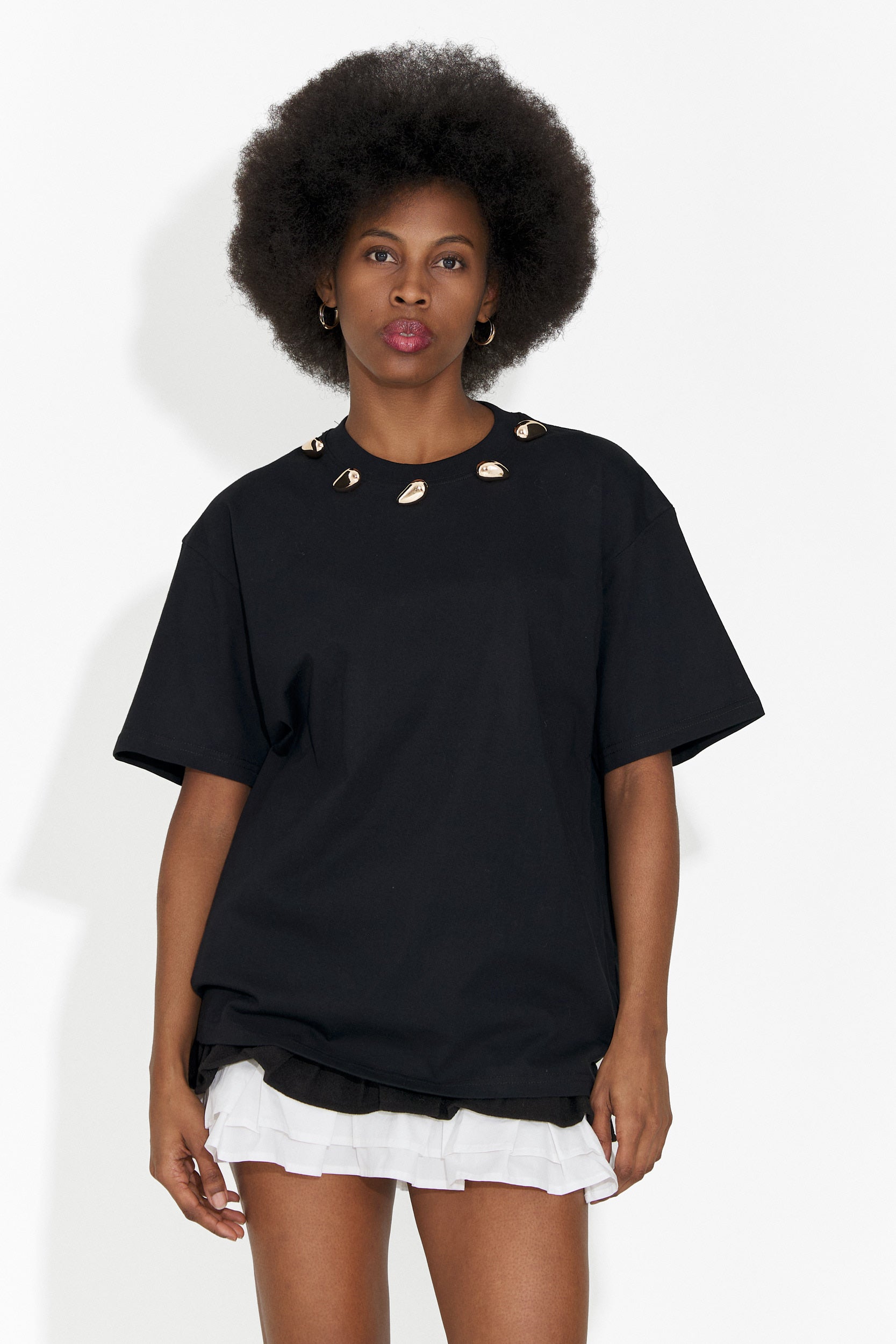 Černá ležérní sukně pro ženy od Helenia Bogas