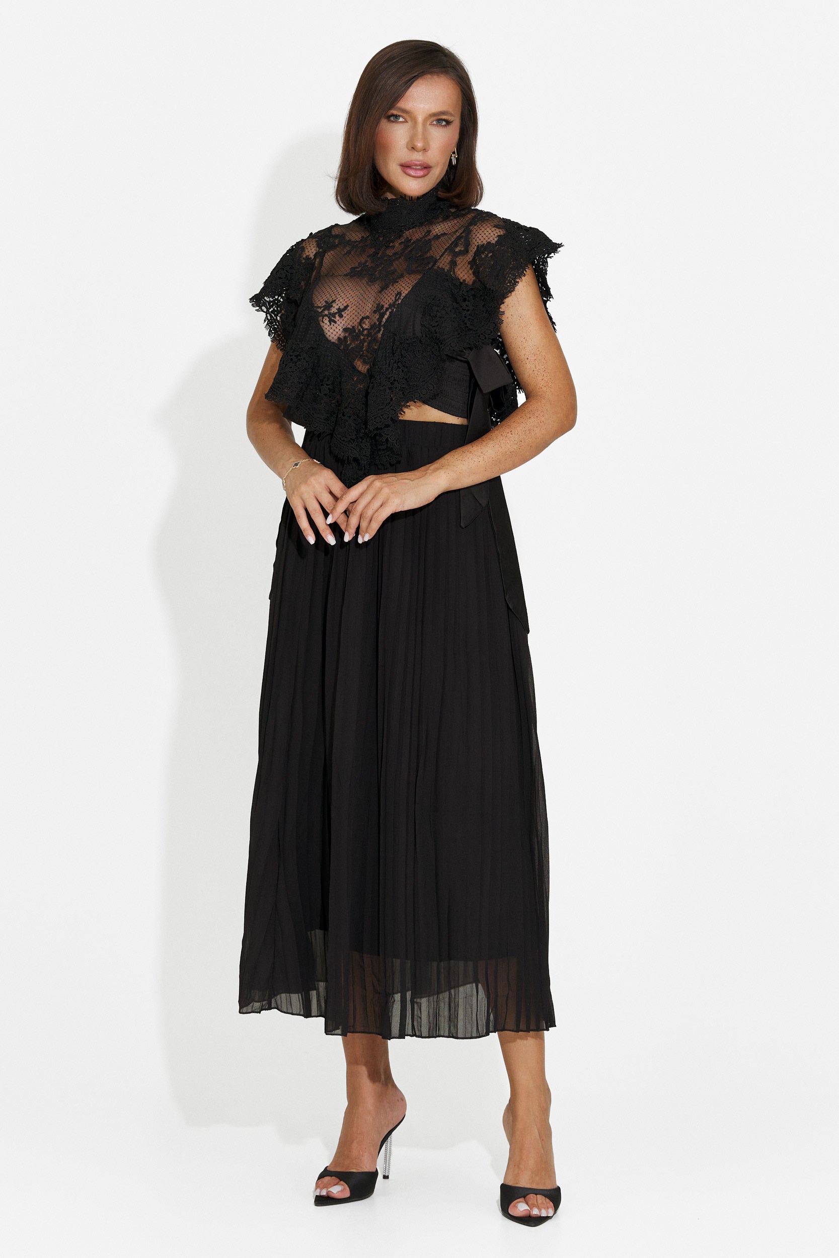 Falda de mujer casual negra Jioana Bogas