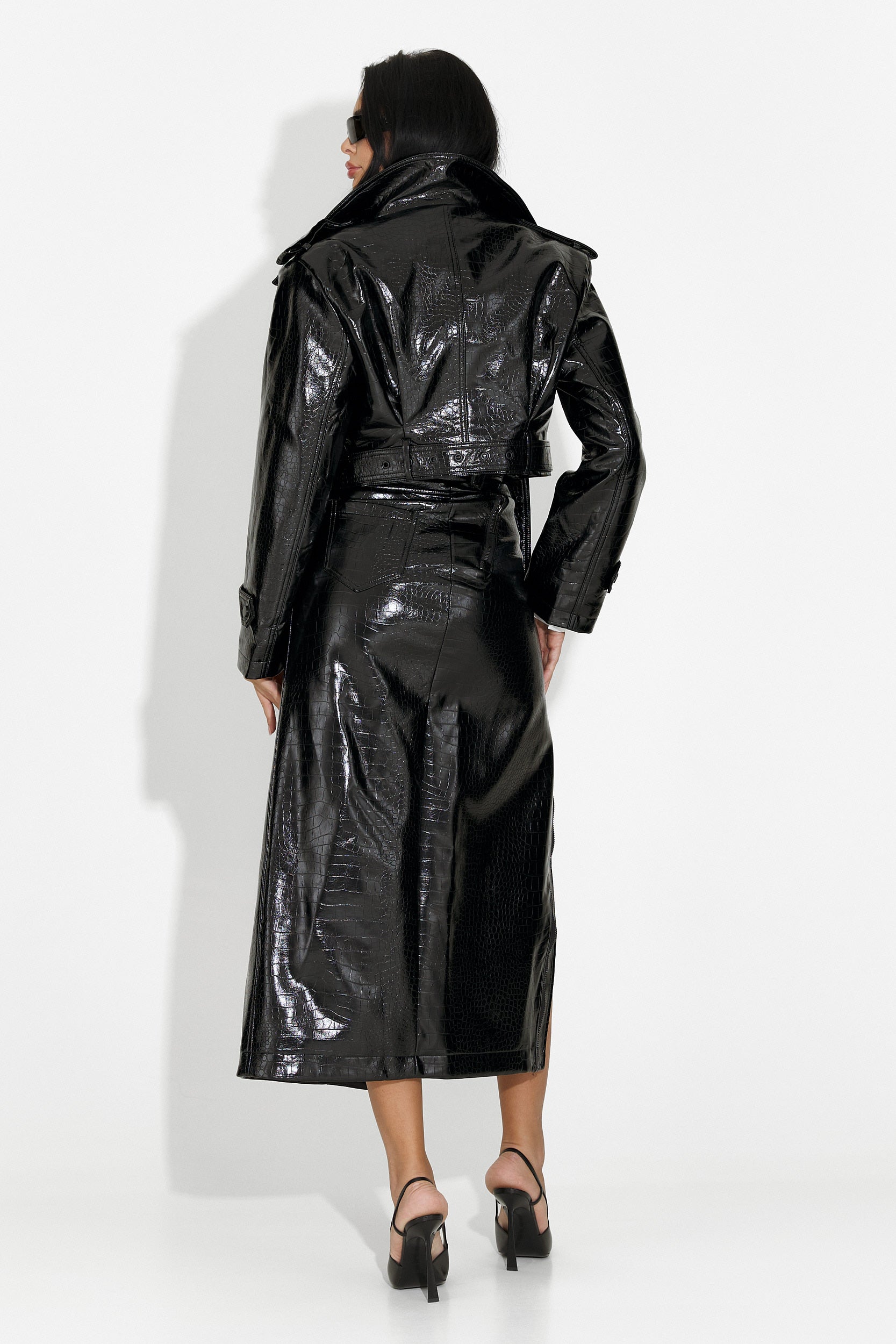 Κομψή μαύρη γυναικεία φούστα Nubira Bogas