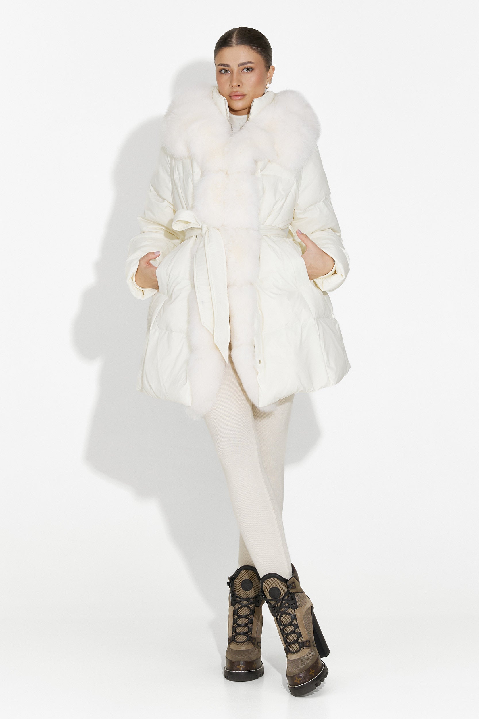 Beige damjacka Neolia Bogas