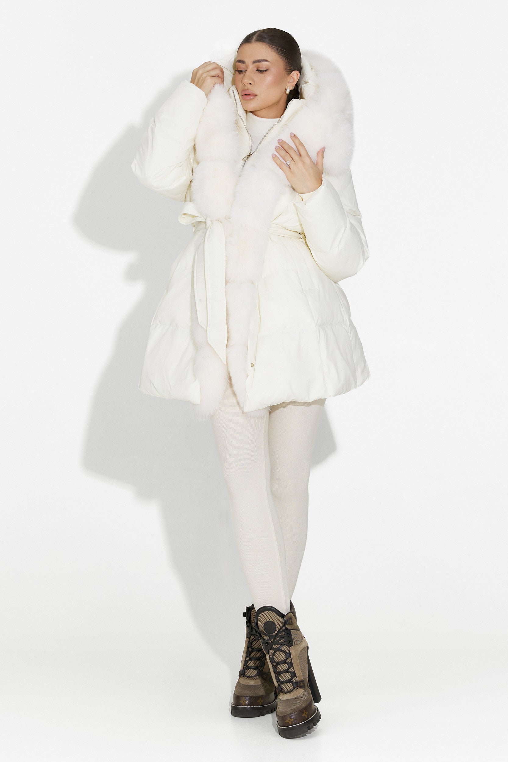 Beige damjacka Neolia Bogas