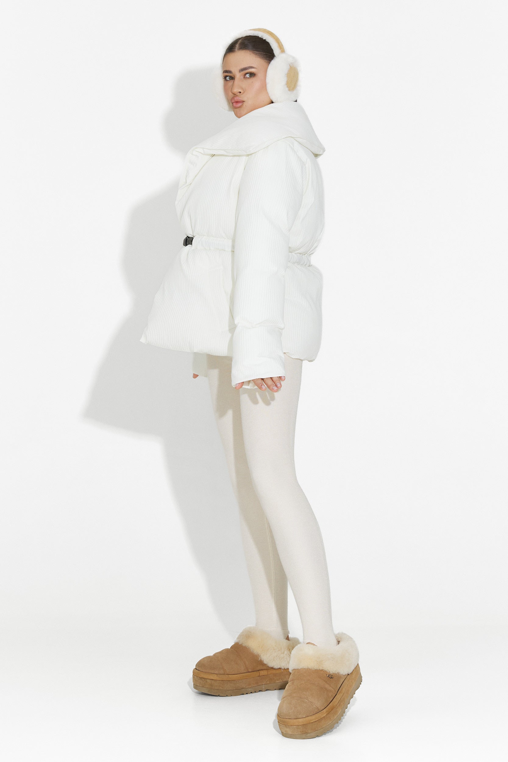 Kurtka damska casual biała Eonica Bogas