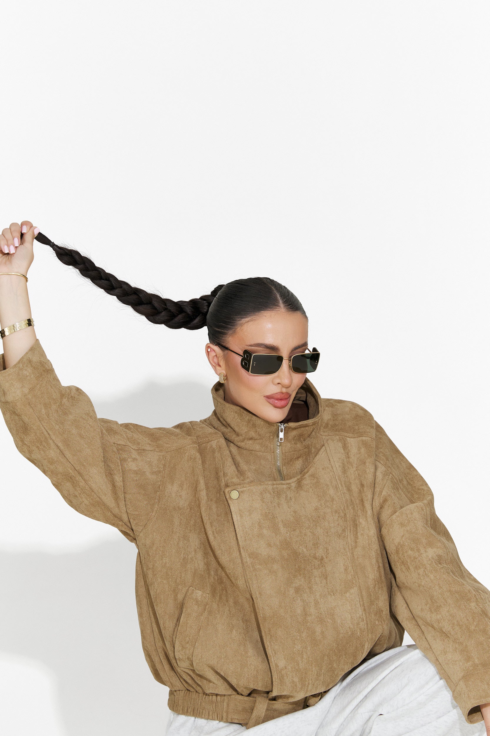 Beige casual damjacka Ismoria Bogas