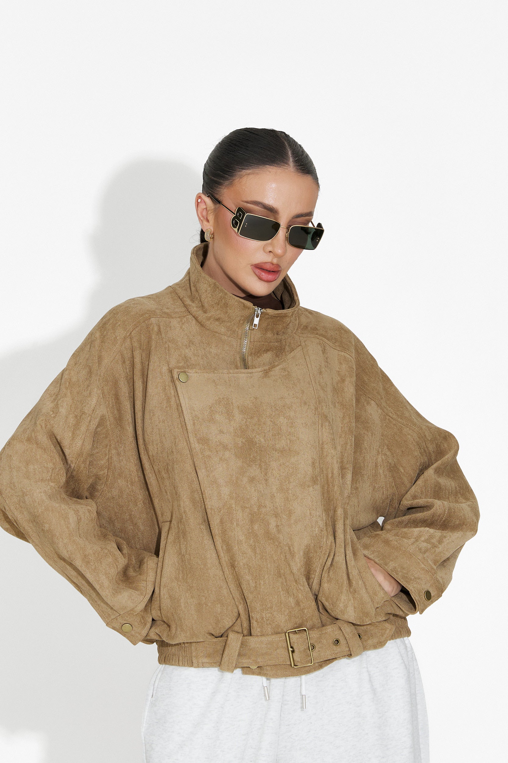 Beige casual damjacka Ismoria Bogas