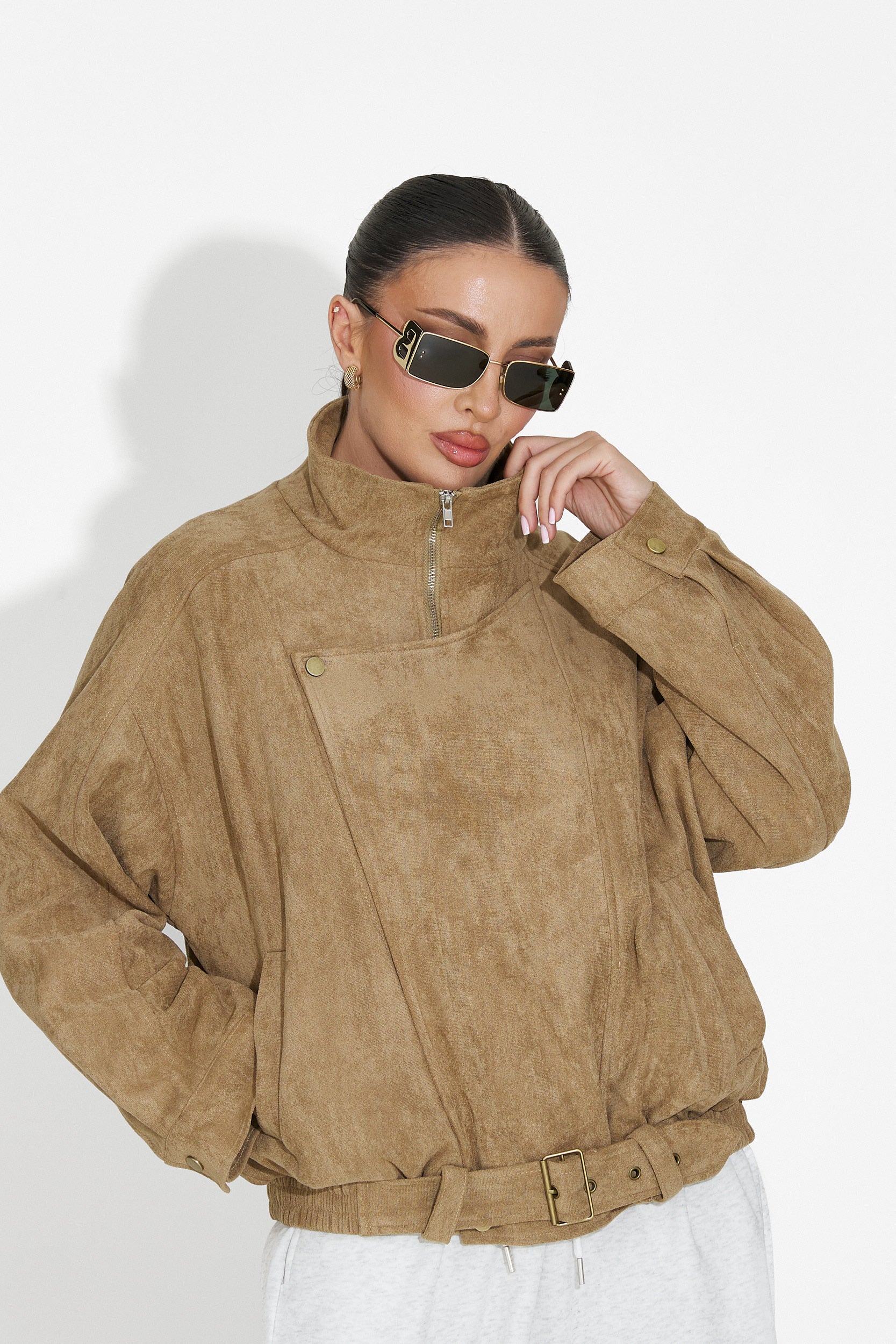 Beige casual damjacka Ismoria Bogas