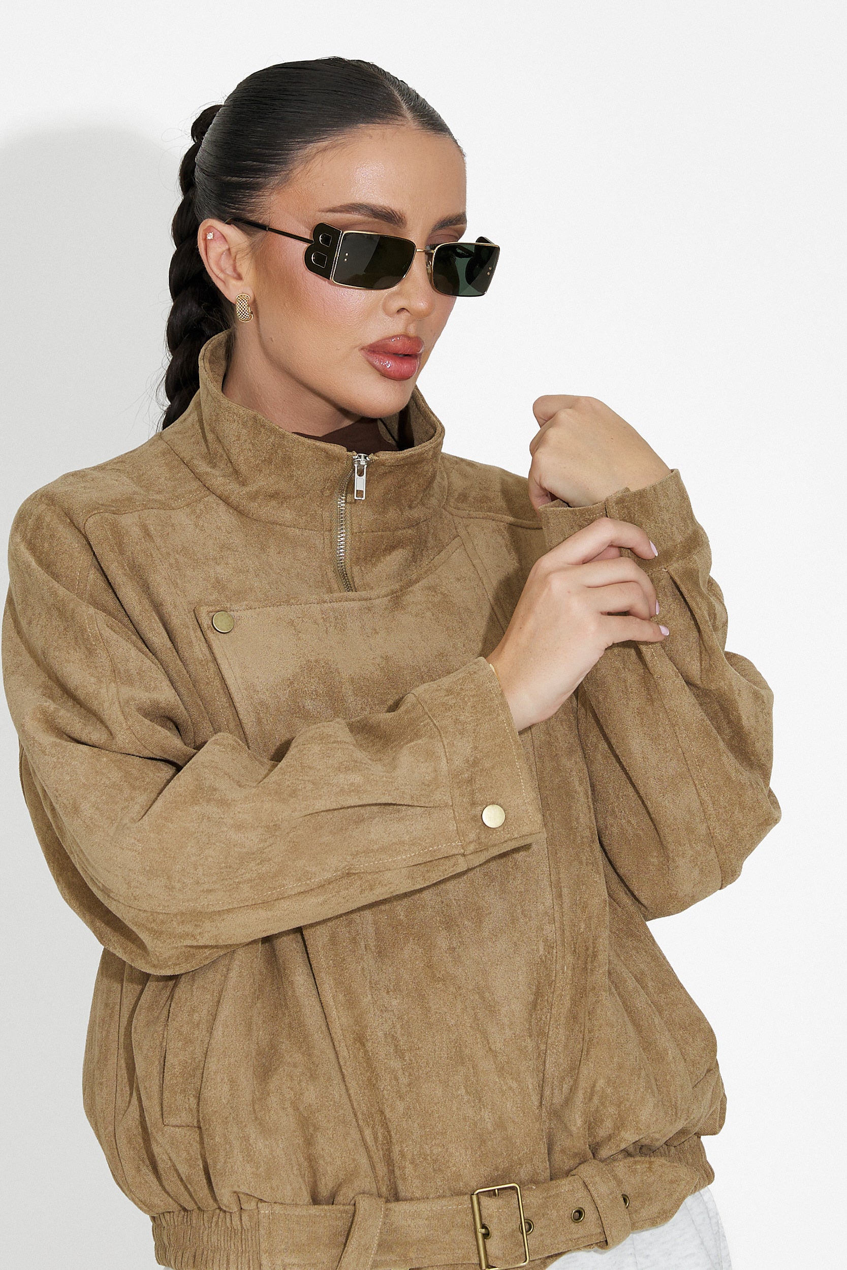 Beige casual damjacka Ismoria Bogas