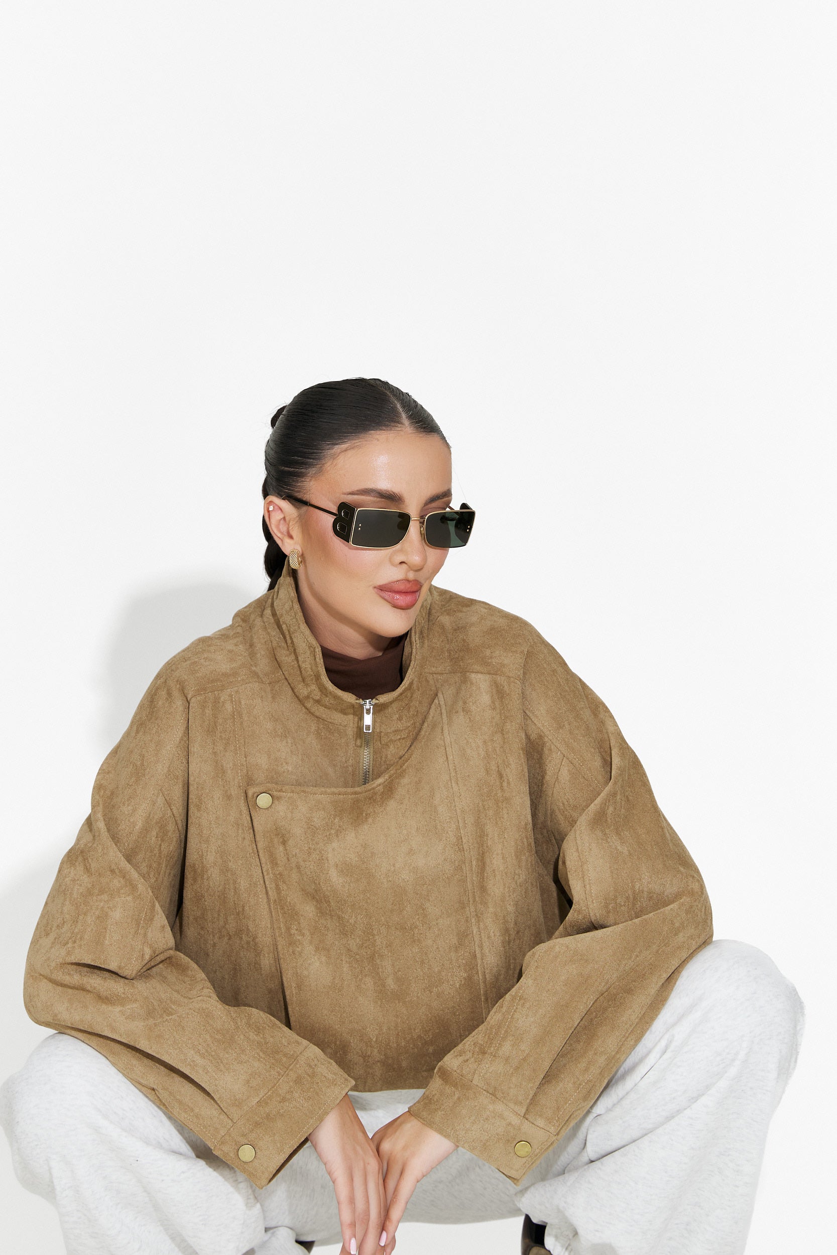 Beige casual damjacka Ismoria Bogas