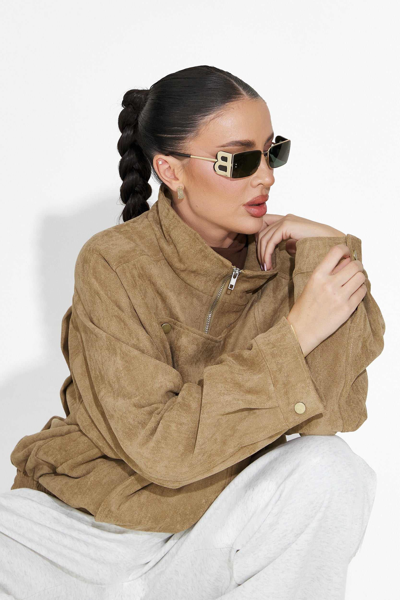 Beige casual damjacka Ismoria Bogas