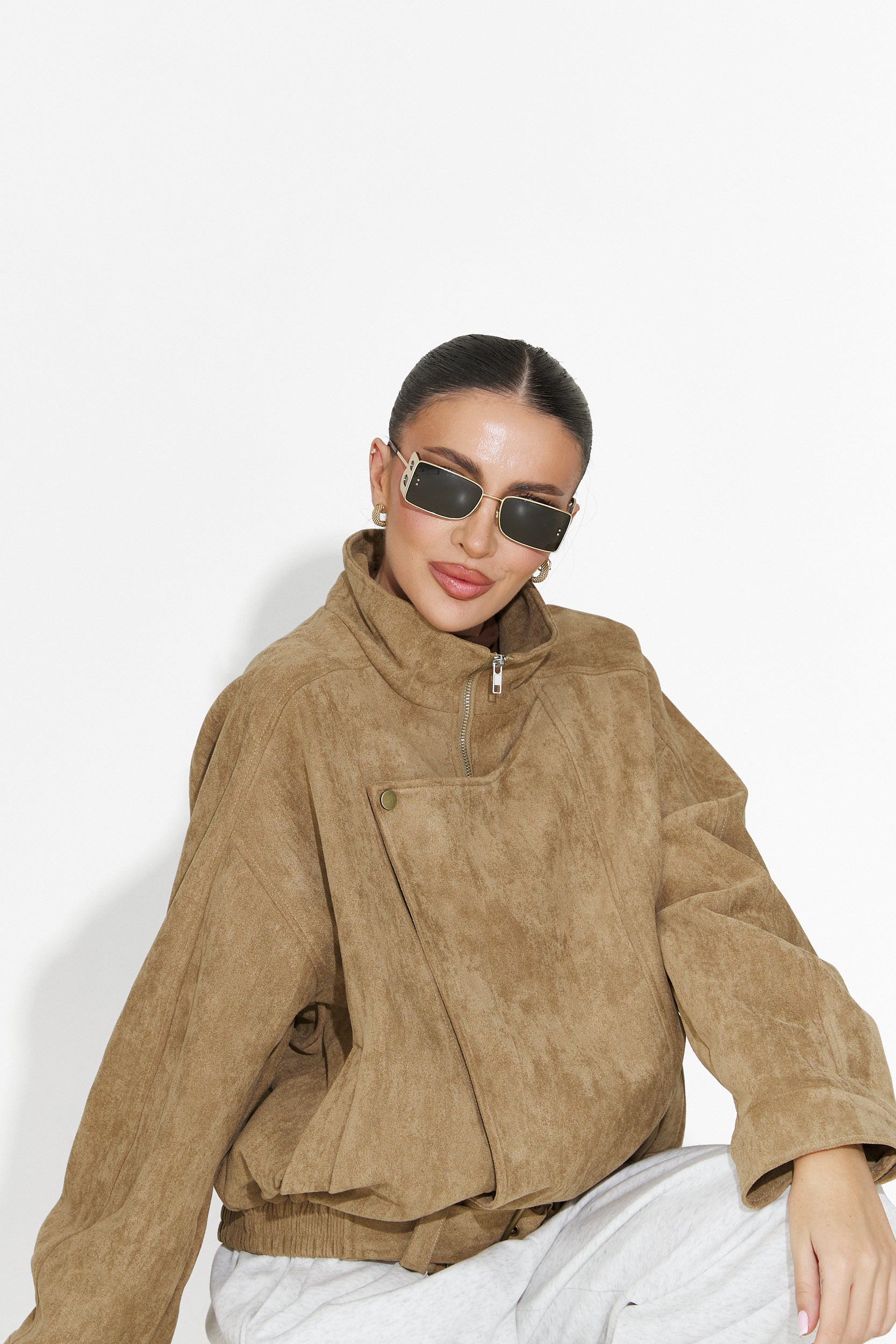 Beige casual damjacka Ismoria Bogas