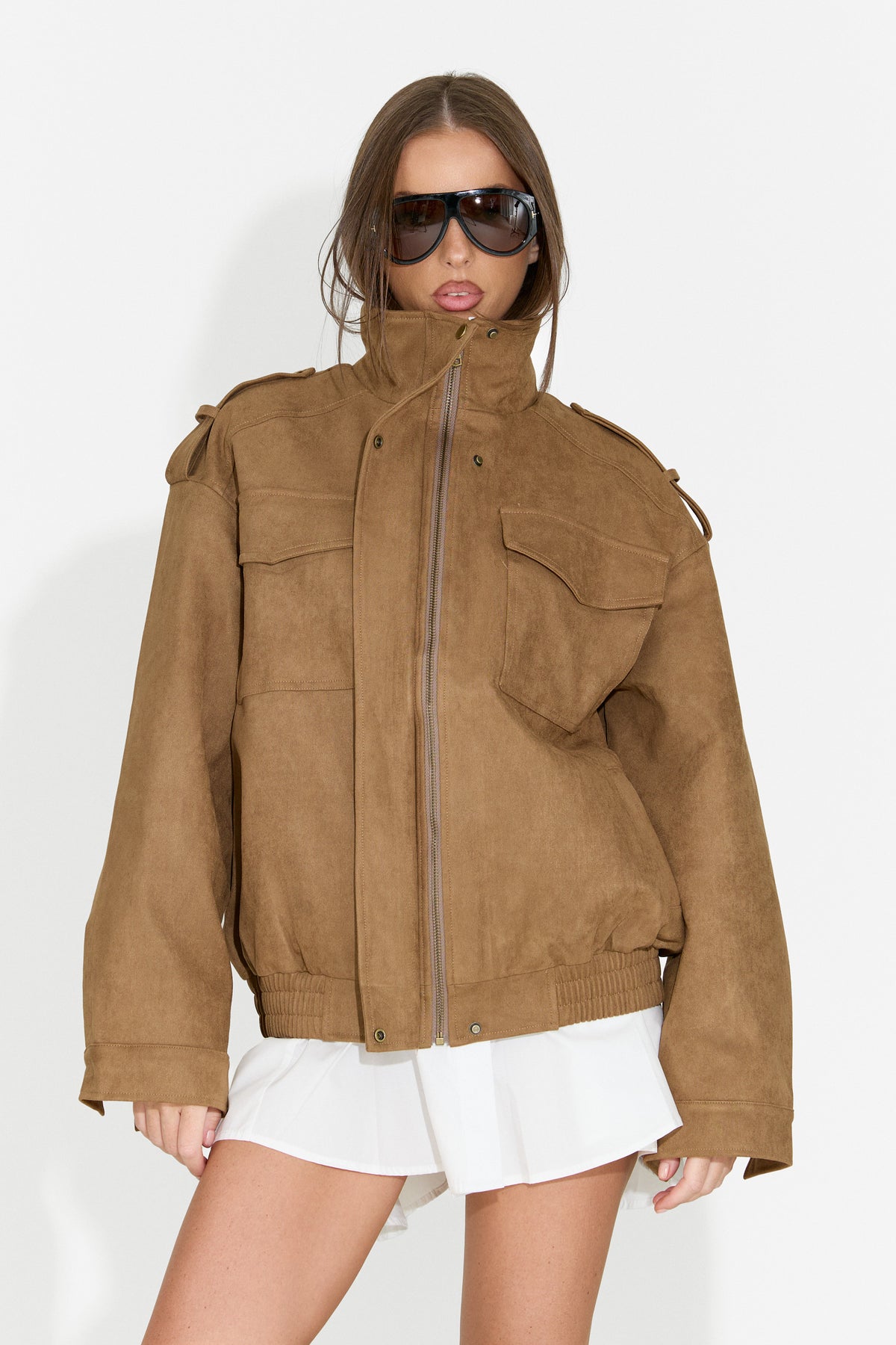 Damen-Casual-Jacke beige Renoya Bogas