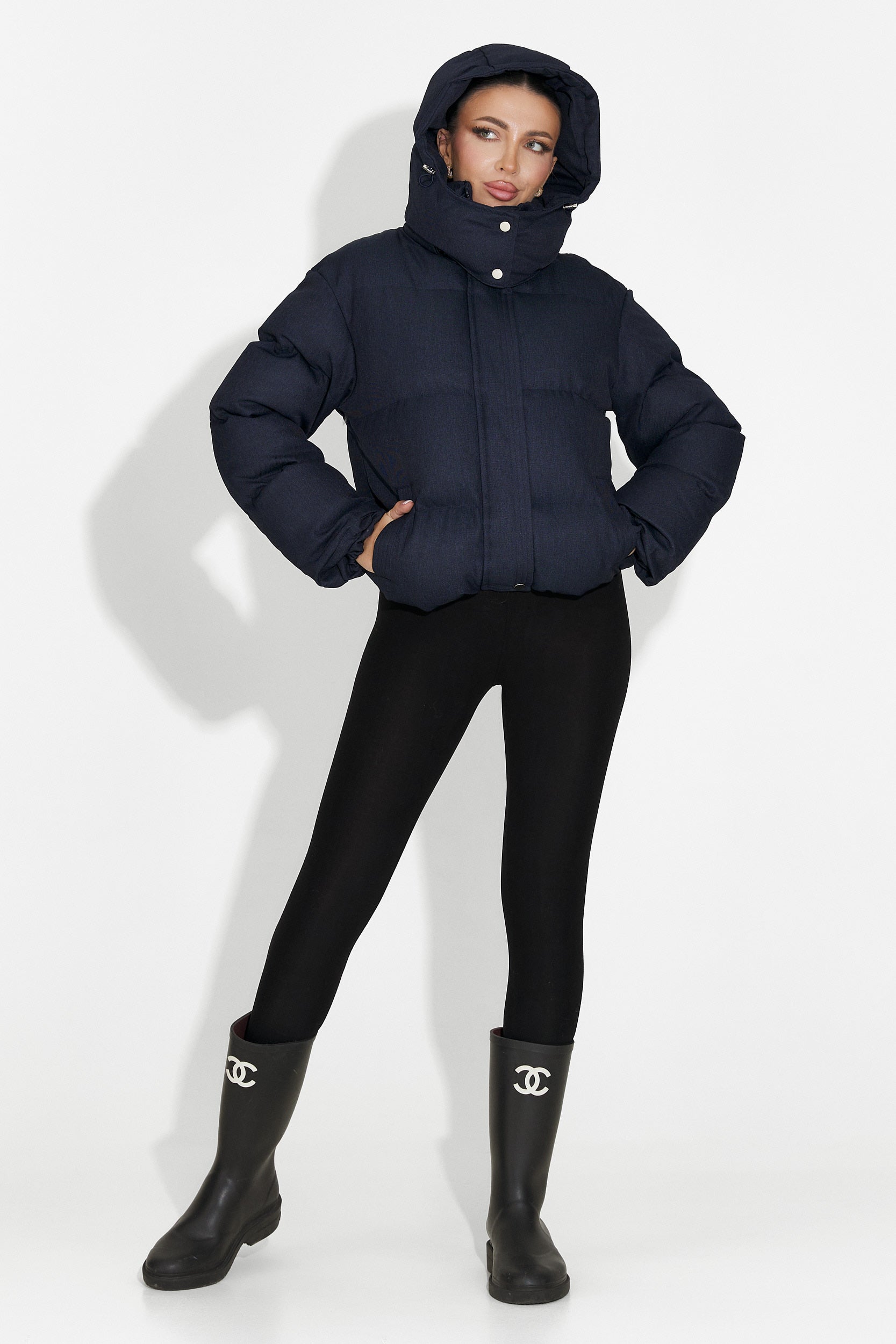 Marinblå casual damjacka Luisana Bogas