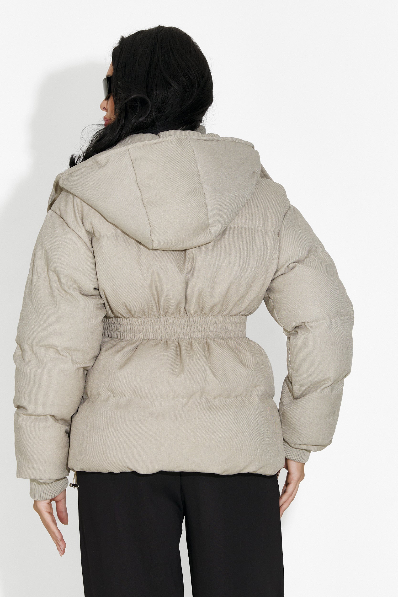 Γυναικείο casual μπουφάν γκρι Savrina Bogas