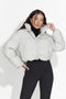 Γυναικείο casual γκρι μπουφάν Elvora Bogas