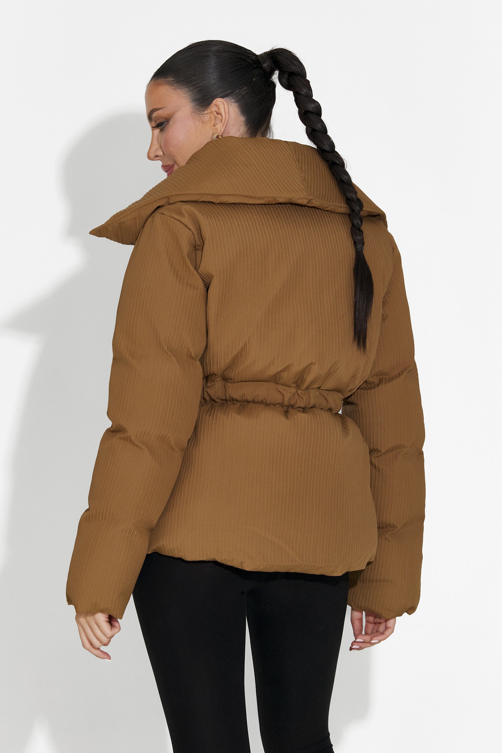 Kurtka damska casual brązowa Eonica Bogas