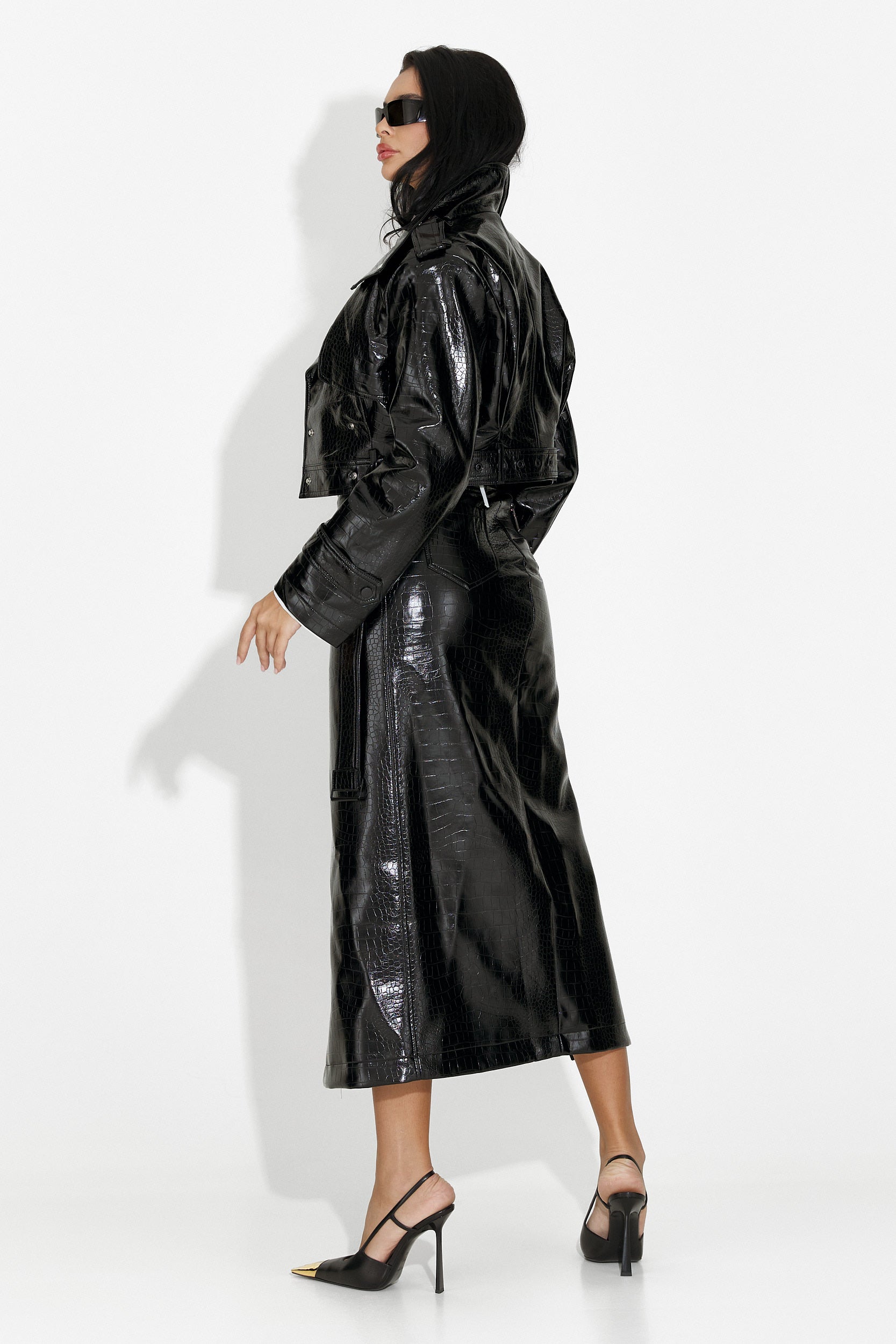 Svart casual damjacka Calipso Bogas