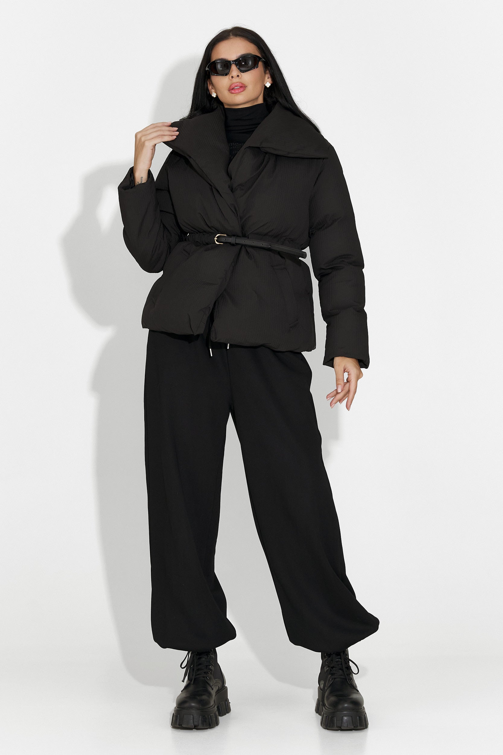 Kurtka damska casual czarna Eonica Bogas