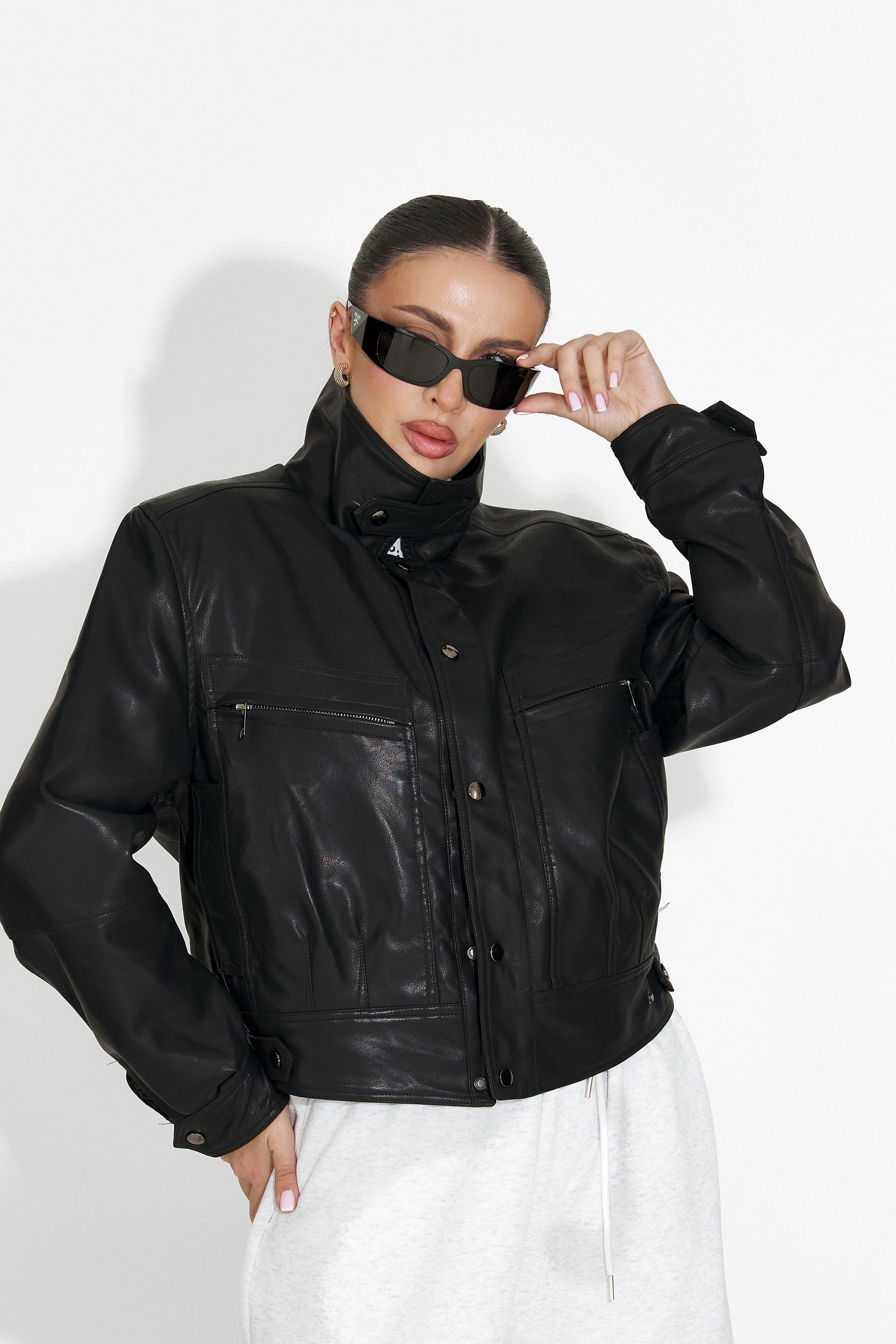 Giselia Bogas Casual Black Women's Jacket