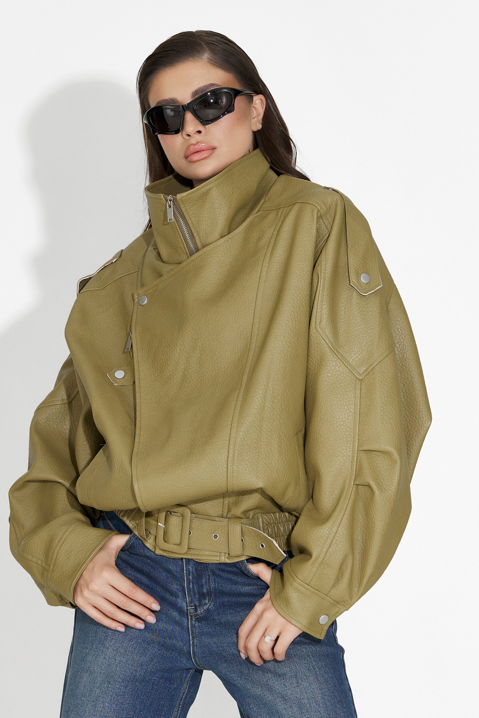 Softina Bogas Khaki Women's Jacket
