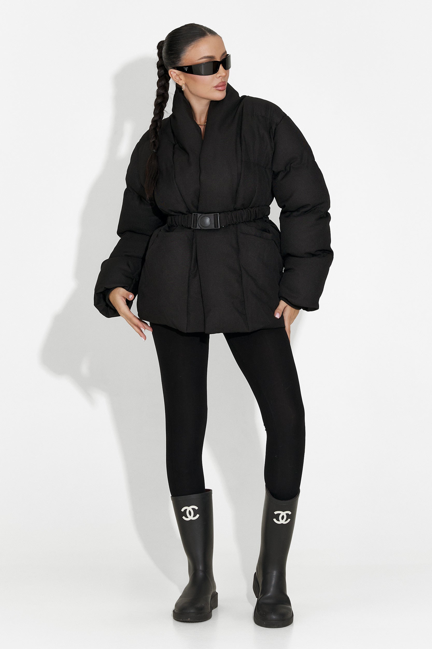 Czarna kurtka damska Kathea Bogas