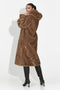 Płaszcz futrzany brązowy Pluvina Bogas