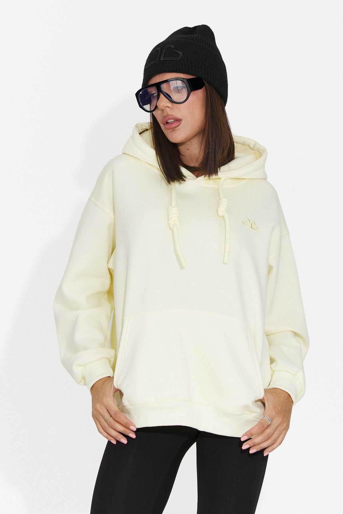 Hanorac casual galben Ciratonia Bogas