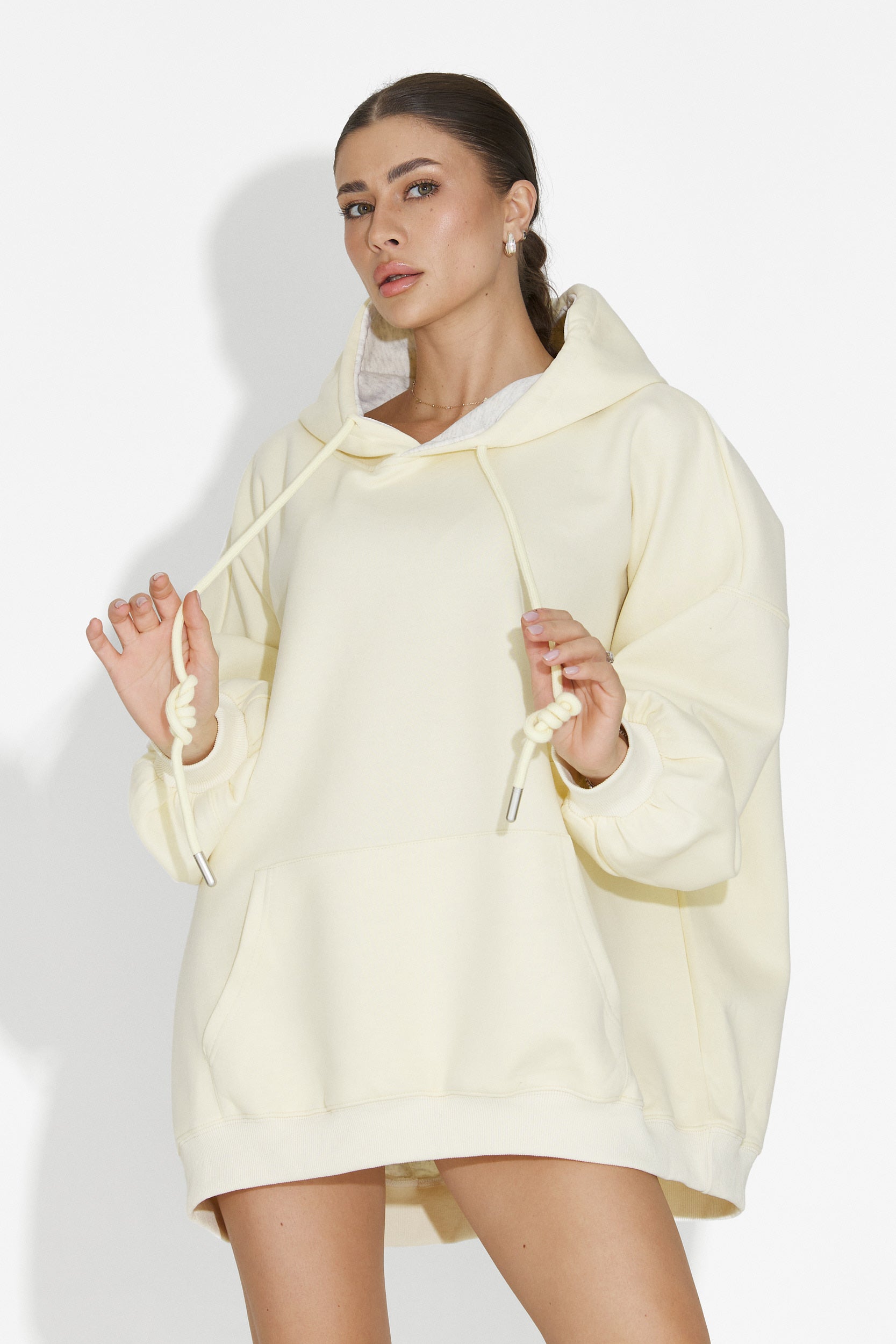 Noblesa Bogas Felpa Casual Gialla da Donna