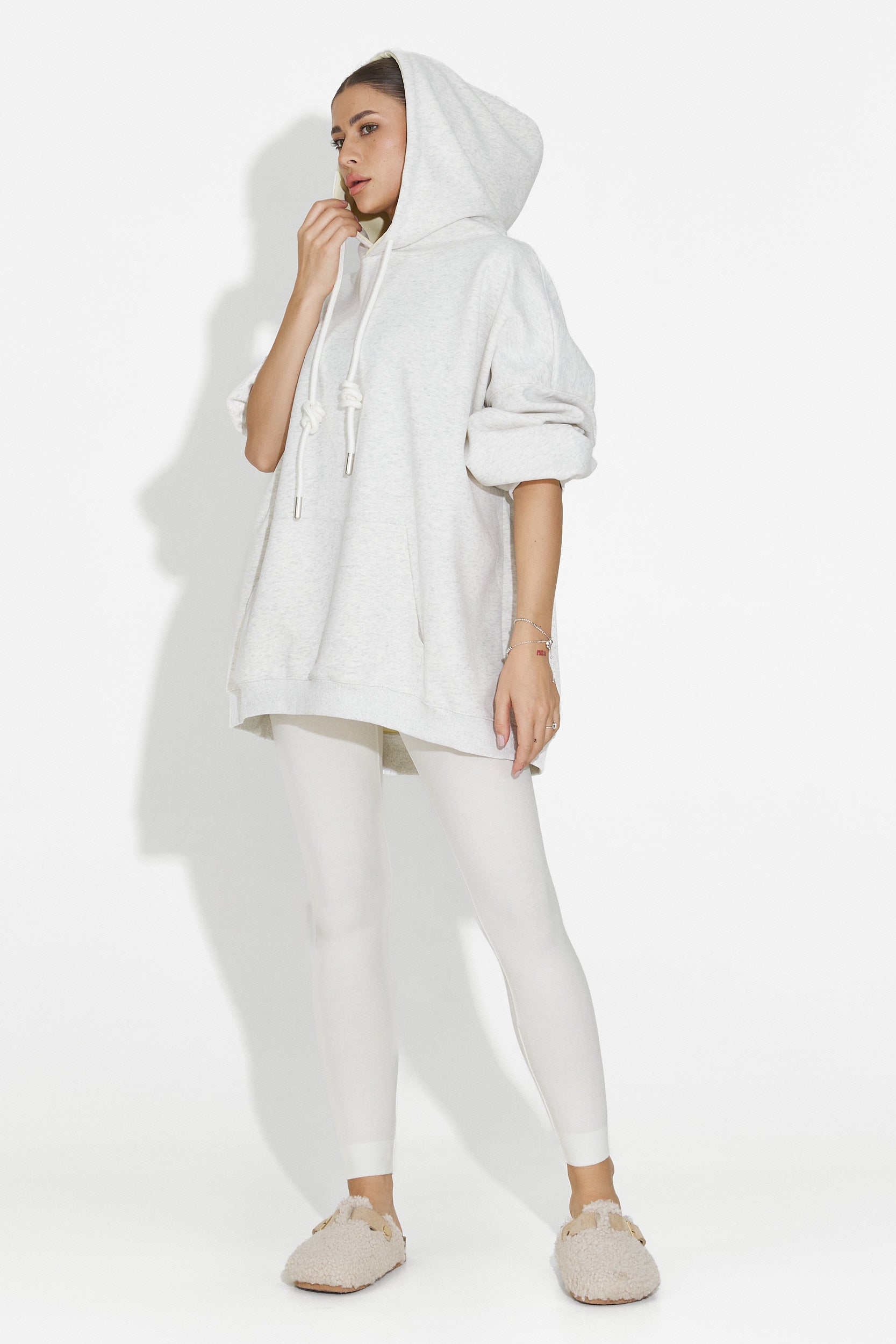 Grå casual damtröja Noblesa Bogas