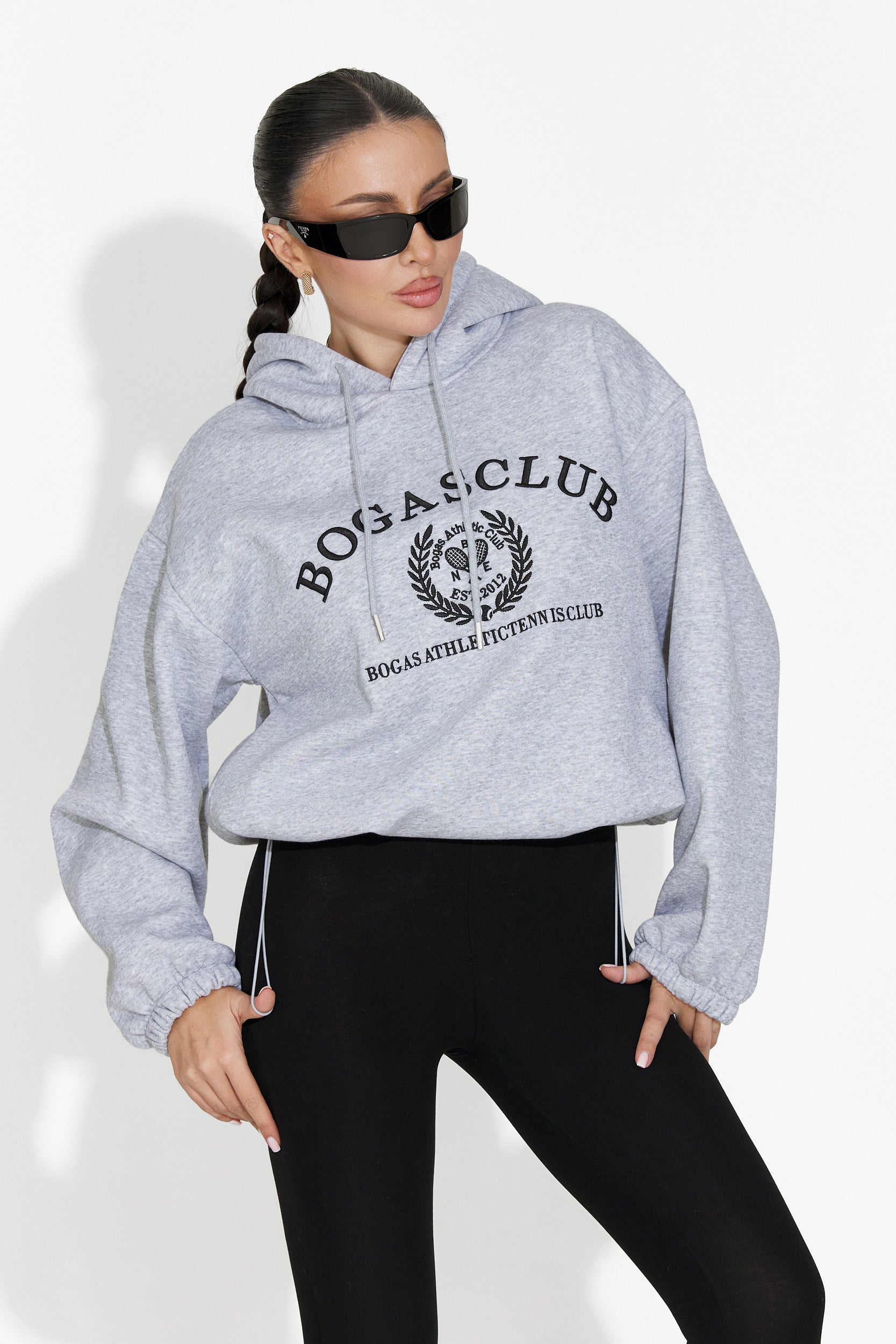 Grå casual damtröja Rinalis Bogas