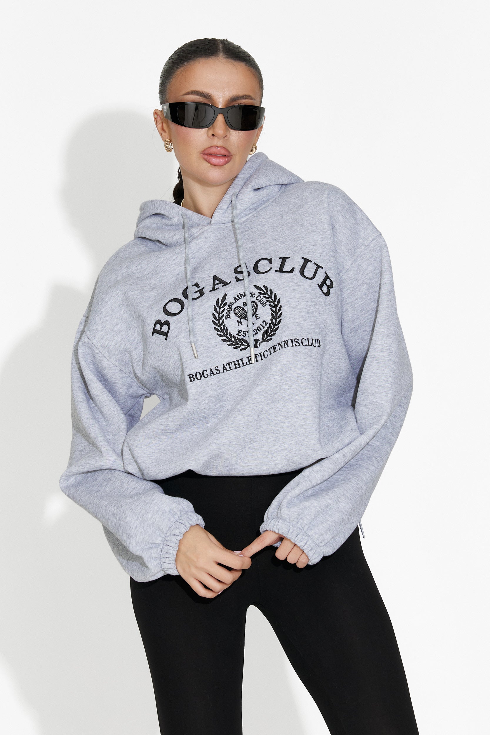 Sudadera Casual Gris para Damas Rinalis Bogas